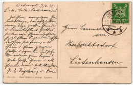 Deutsches Reich 356 Auf Postkarte Als Einzelfrankatur Portogerecht #KD850 - Other & Unclassified