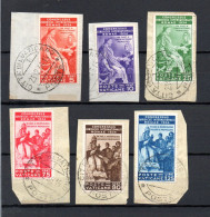 Vatican (Italy) 1935 Old Set Juristic Congress Roma Stamps (Michel 45/50) Used - Gebraucht