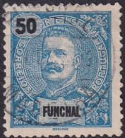 Funchal 1897 Sc 21a Mundifil 19a Used Perf 12.5 - Funchal
