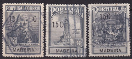 Madeira 1925 Sc RA1-3 Mundifil 1-3 Postal Tax Set Used - Madeira