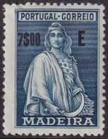 Madeira 1928 Sc 65 Mundifil 61 MH* Tiny Top Thin - Madeira