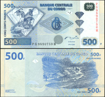 DR Congo 500 Francs. 04.01.2002 Unc. Banknote Cat# P.96a - Democratic Republic Of The Congo & Zaire