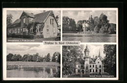 AK Tralau B. Bad Oldesloe, Kolonialwarengeschäft Von Ernst Schöttler, Schloss Kinder-Erholungsheim, Uferpartie  - Bad Oldesloe