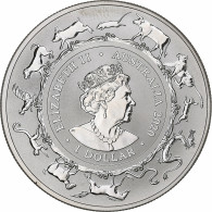 Australie, 5 Dollars, 1 Oz, RAT Lunar Year, 2020, 1 Oz, Argent, FDC - South Australia