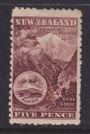 New Zealand, Scott 77 (SG 253a), MHR (thin) - Nuovi