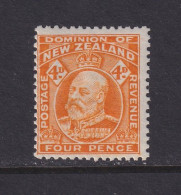 New Zealand, Scott 135 (SG 390a), MLH - Unused Stamps