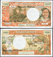 New Hebrides 1000 Francs. ND (1975) Paper Unc. Banknote Cat# P.20b - Nouvelles-Hébrides