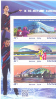 2024. Russia, 10th Anniv.of The XXII Winter Olympic Games In Sochi, 3v, Mint/** - Neufs