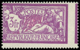 * VARIETES - 240   Merson, 3f. Lilas Et Carmin, PIQUAGE à CHEVAL, R Et TB - Neufs