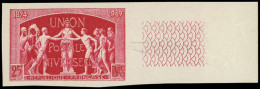 * VARIETES - 852A  U.P.U., 25f. Carmin, NON EMIS, Non Dentelé, Bdf, Inf. Ch., TB - Unused Stamps