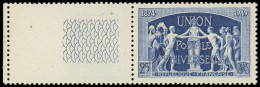 * VARIETES - 852B  U.P.U., 25f. Outremer, NON EMIS, Bdf, Inf. Trace De Ch., TB. Br - Unused Stamps
