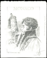 MONACO 3175 : Honoré V, Maquette Signée C. De La Patellière, TB - Usados