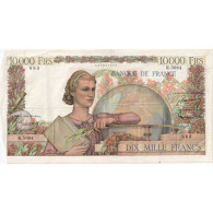 France, 10,000 Francs, Génie Français, 1953-06-04, R.5084883, TTB - 10 000 F 1945-1956 ''Génie Français''