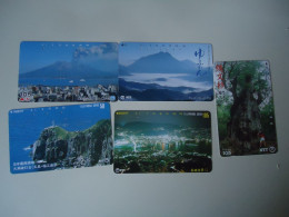 JAPAN USED CARDS  SERIA 390  LOT OF 5 LADSCAPES BUILDING DISCOUNT 0.15 PER PIECE - Olympic Games