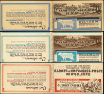Lot De 10 Carnets Entre N°190 Et 1263, Plus 1 Carnet Aristo Et 1 Carnet De Vignettes, TB - Collections