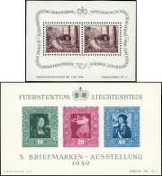 ** Liechtenstein, 4 BF De 1936-49, TB, Cote SBK - ...-1912 Vorphilatelie