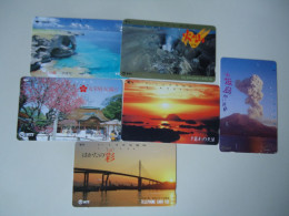 JAPAN USED CARDS  SERIA 390  LOT OF 6 LADSCAPES BUILDING DISCOUNT 0.15 PER PIECE - Olympic Games