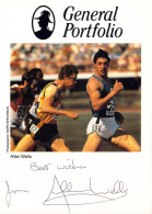 FANCard W/autograph: Allan Wipper Wells, A Scottish Former Track And Field Sprinter Who Became The 100 Metres Olympic Ch - Summer 1980: Moscow