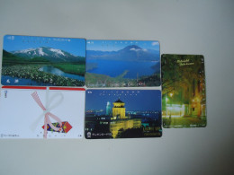 JAPAN USED CARDS  SERIA 250 LOT OF 5 LANDSCAPES BUILDING DISCOUNT 0.15 PER PIECE - Olympic Games