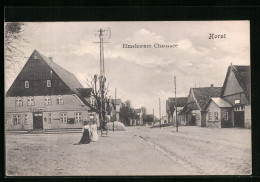 AK Horst, Elmshorner Chaussee Mit Gasthaus Stadt Hamburg  - Elmshorn