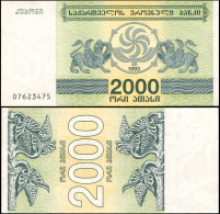 Georgia 2000 Lari. 1993 Unc. Banknote Cat# P.44a - Georgien