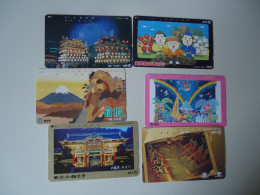 JAPAN USED CARDS  SERIA 251 LOT OF 6  DIFFERENT ART COMICS DISCOUNT 0.15 PER PIECE - Olympic Games