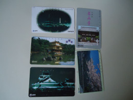 JAPAN USED CARDS  SERIA 331 LOT OF 5  LANDSCAPES BUILDING DISCOUNT 0.15 PER PIECE - Olympic Games