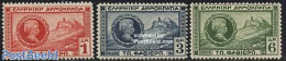 Greece 1927 C.N. Fabvier 3v, Mint NH - Unused Stamps