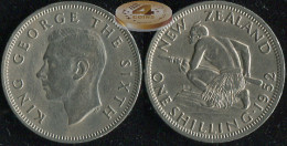 New Zealand 1 Shilling. 1952 (Coin KM#17. XF) - Neuseeland