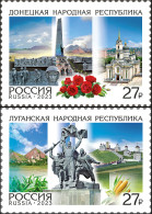 Russia 2023. Donetsk People's Republic. Lugansk People's Republic (MNH OG) Set - Neufs