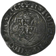 France, Charles VIII, Blanc à La Couronne, 1488-1498, Rouen, Billon, TTB - 1483-1498 Carlo VIII