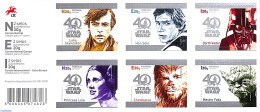Portugal 2017 Star Wars 6v S-a, Booklet, Mint NH, Performance Art - Movie Stars - Stamp Booklets - Art - Science Fiction - Neufs