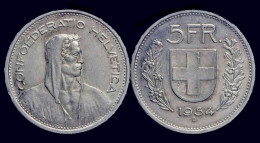 Switserland 5 Frank 1954B - 5 Francs