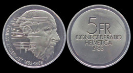 Switserland 5 Frank 1983- 100th Anniversary Of Ernest Ansermet Proof Proof In Plastic Capsule - 5 Francs