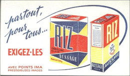 BUVARD - Exigez Les RIZ Aussage Images IMA - Lebensmittel