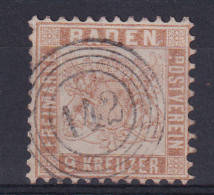 Wappen 9 Kr. Mit Nummernstempel 142 (= Sulzburg) - Autres & Non Classés