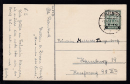 Nothilfe Aufdruck 6 + 4 Rpf. Auf Postkarte Ab Mellensee 17.3.32 Nach Hamburg - Other & Unclassified