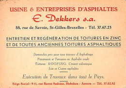 St Gilles - Usine & Entreprises E Dekkers (Toitures 1954) - St-Gillis - St-Gilles