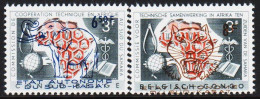 1961. SUD KASAI. Complete Set SAHARA From CONGO BELGIE Overprinted SUD KASAI And With Eleph... (Michel 18-19) - JF546546 - Süd-Kasai
