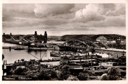 H3192 - Schlepper Schleppkahn Hafen Brücke - Hamburg - Verlag Hansa - Remolcadores