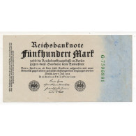 ALLEMAGNE 500 Mark 7 Juillet 1922  SUP+   Ros 71b - Other & Unclassified