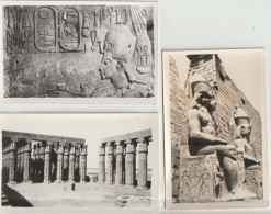 LOUXOR  (ÉGYPTE )  LOT  DE  9  C P S M   DIVERSES   ( 24 /6 / 57 ) - Luxor