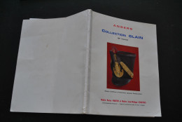 Catalogue Vente Angers Collection Glain 2è Vente 1981 Coiffures Uniformes Garde Nationale Algérie Sabres Maison Du Roi - France