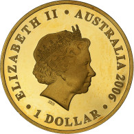 Australie, 1 Dollar, 1 Oz, Queen Elizabeth II, 2006, Perth, Gold Plated, Argent - Ongebruikte Sets & Proefsets