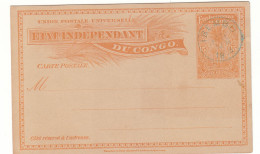 Congo Belge - Carte Postale De 1898 - Entier Postal - Oblit Isembo - - Briefe U. Dokumente