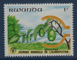 Rwanda, **, Yv 1042, Mi 1162, SG 1092, Avocat, Fruit, Alimentation, - Neufs