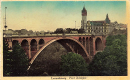 LUXEMBOURG - Luxembourg - Vue Sur Le Pont Adolphe - Trainway - Colorisé - Animé - Carte Postale Ancienne - Luxemburg - Town