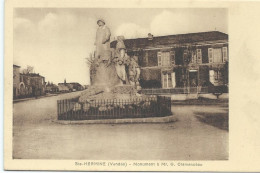 [85] Vendée > Ste Hermine Monument Clemenceau - Sainte Hermine