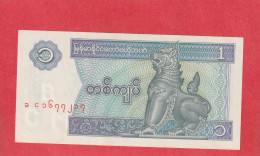 CENTRAL BANK OF MYANMAR  .  1 KYAT   .  2 SCANNES  .  ETAT LUXE / UNC - Myanmar