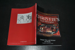 Catalogue Vente Christie's South Kensington 2001 Antique Arms And Armour And Books Armes Anciennes Et Armures - Grande-Bretagne